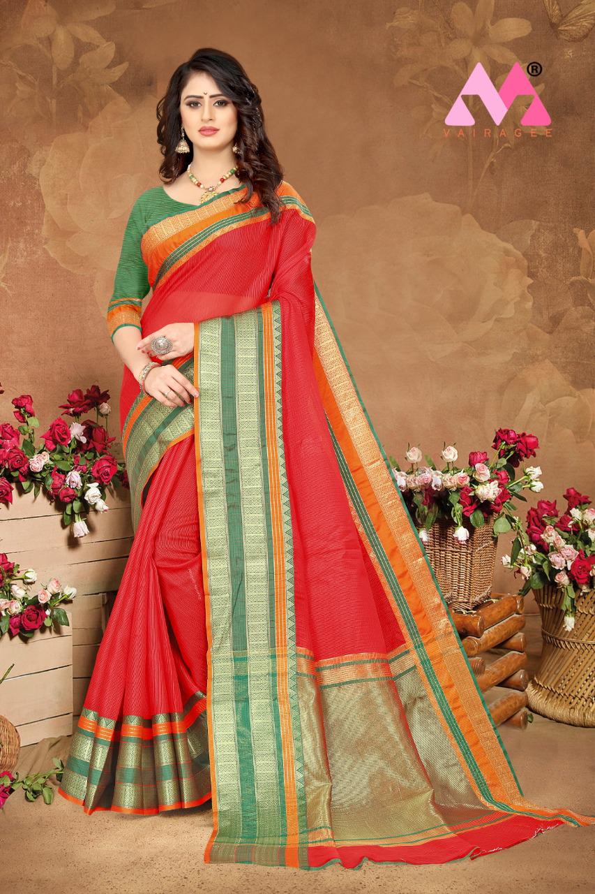 vivera international loki cotton graceful look saree catalog