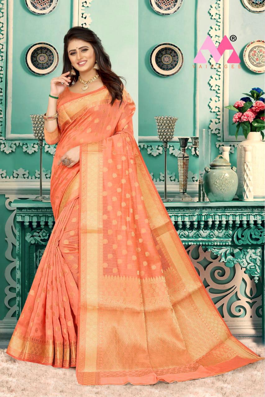 vivera international Martina chanderi gorgeous look saree catalog