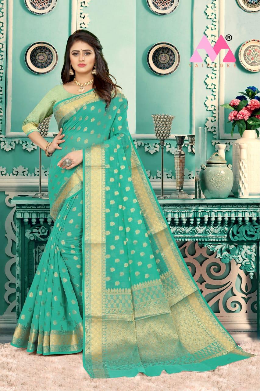 vivera international Martina chanderi gorgeous look saree catalog