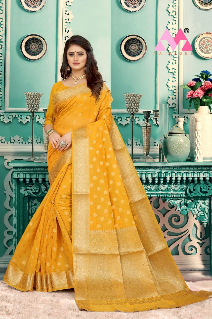 vivera international Martina chanderi gorgeous look saree catalog