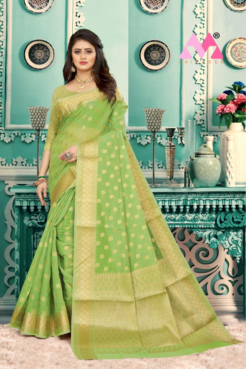 vivera international Martina chanderi gorgeous look saree catalog