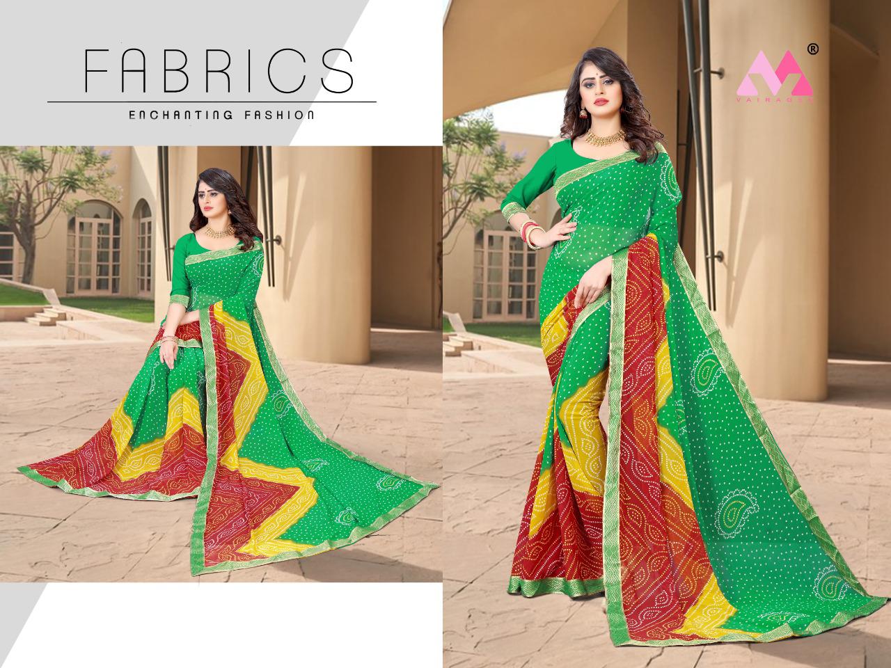 vivera saraswati 6 georgette decent look saree catalog