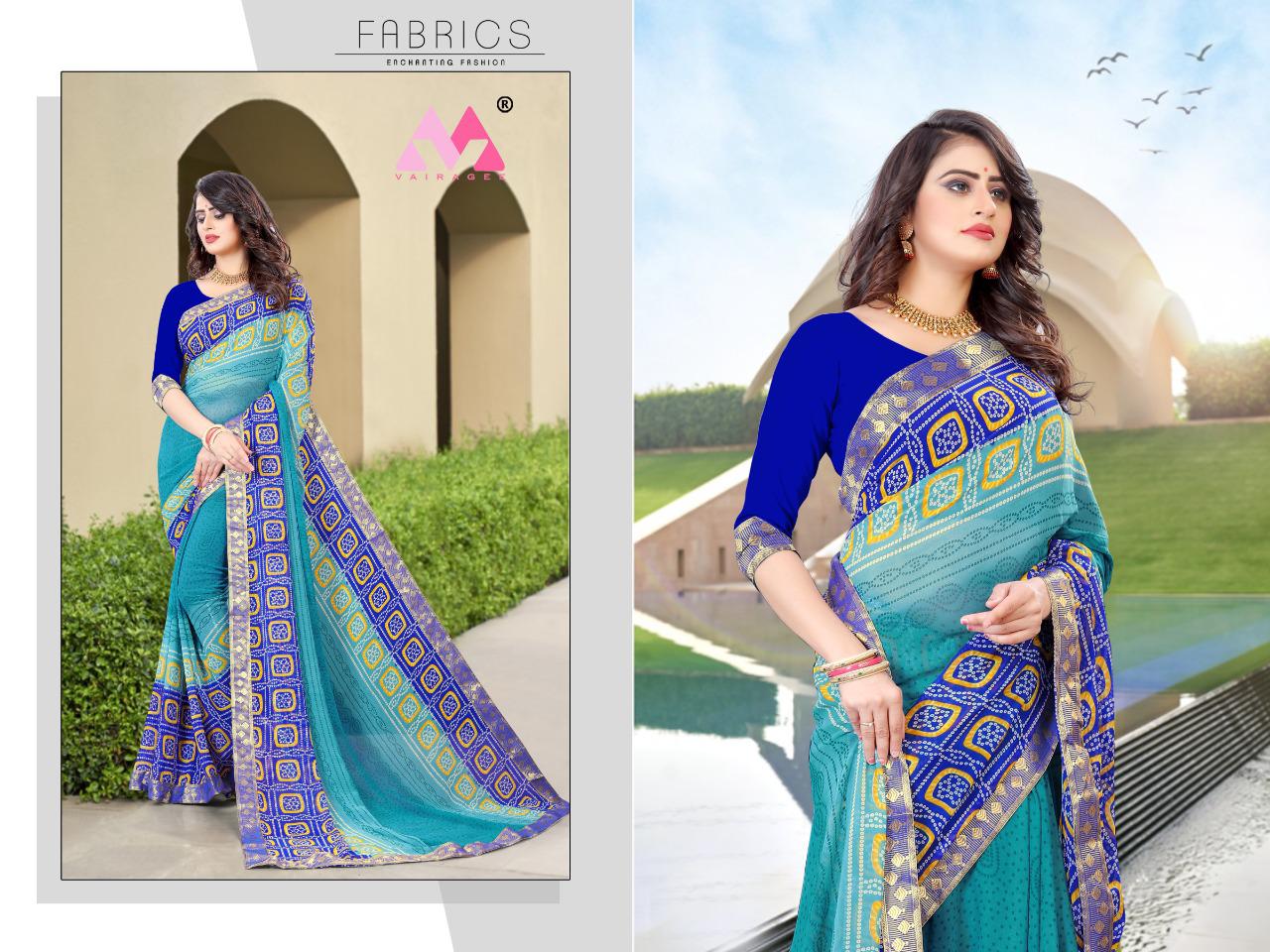 vivera saraswati 6 georgette decent look saree catalog