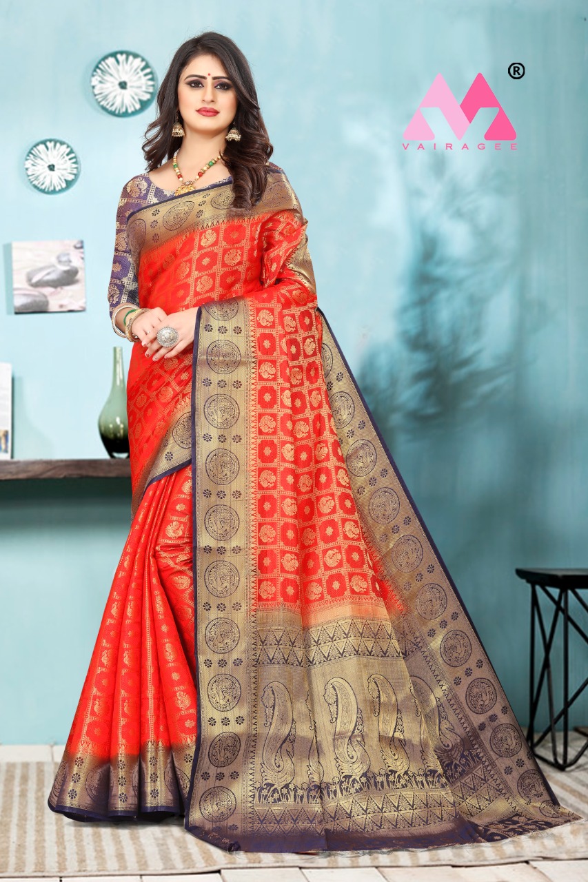 Vivera zarina 5 silk elegant saree catalog