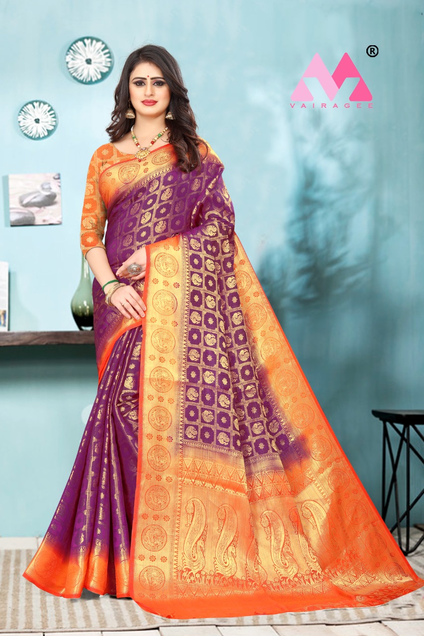 Vivera zarina 5 silk elegant saree catalog