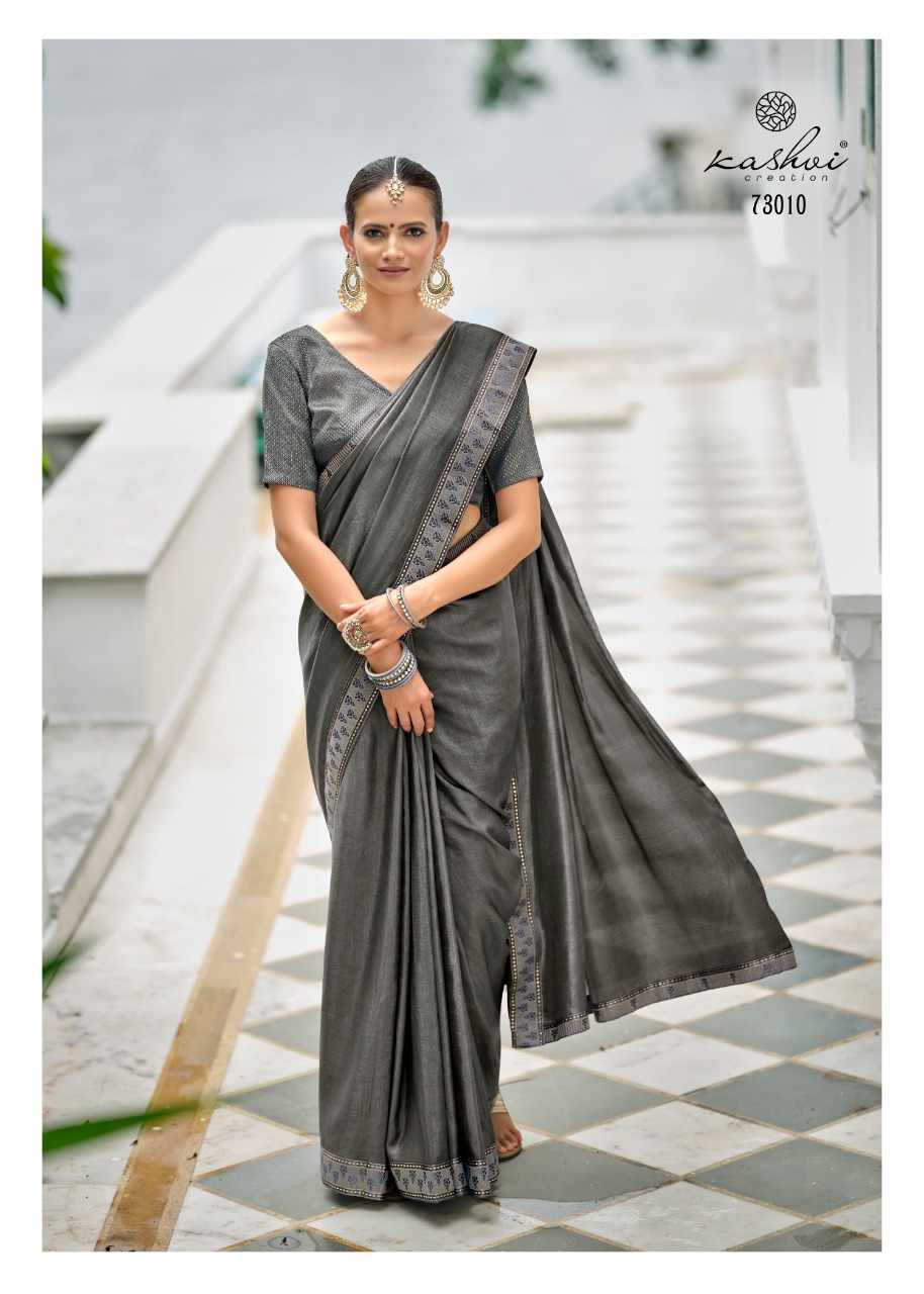 lt kashvi creation eshika silk elegant saree catalog