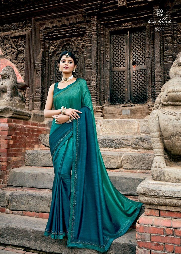 lt kashvi creation sangam dola silk exclusive look saree catalog