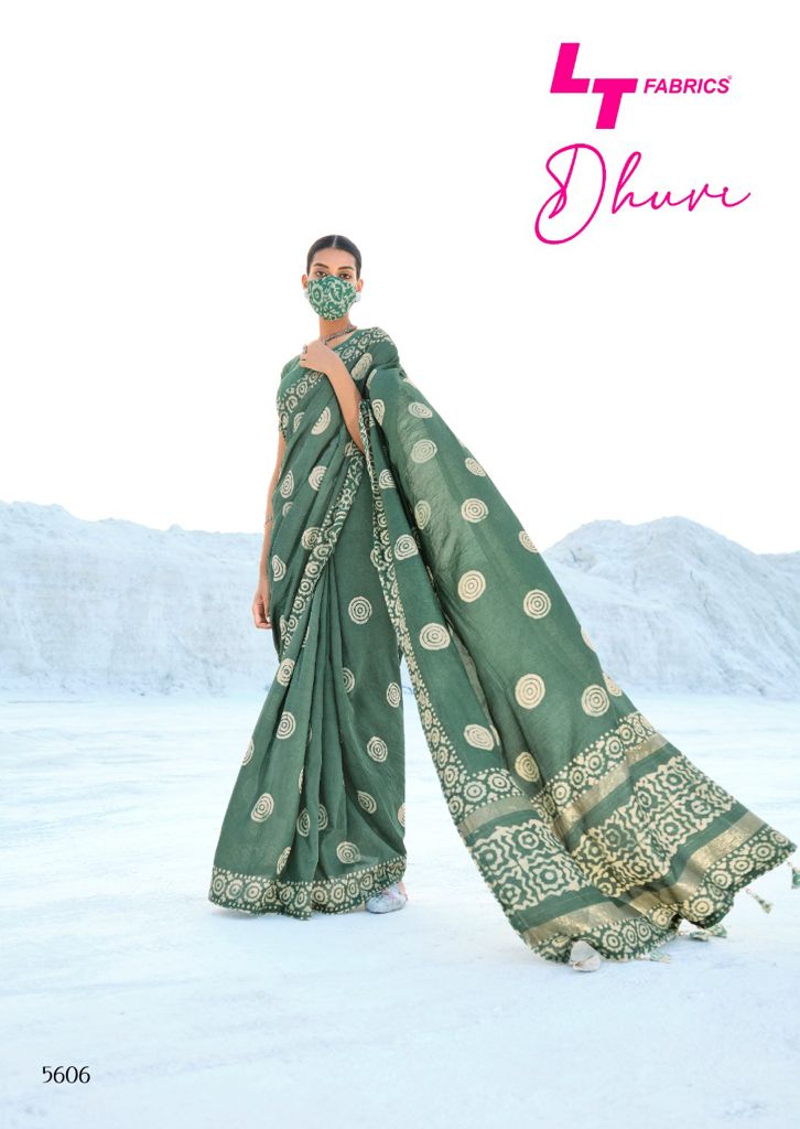 lt kashvi creation dhuvi cotton silk elegant saree catalog