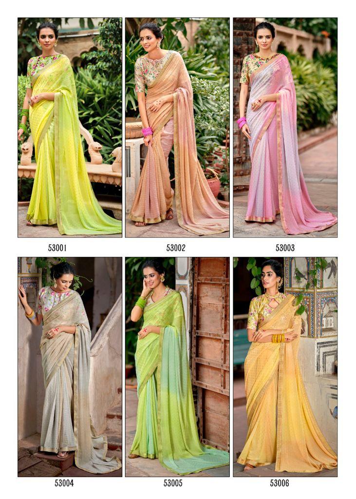 lt kashvi creation shraddha georgget elegant print saree catalog