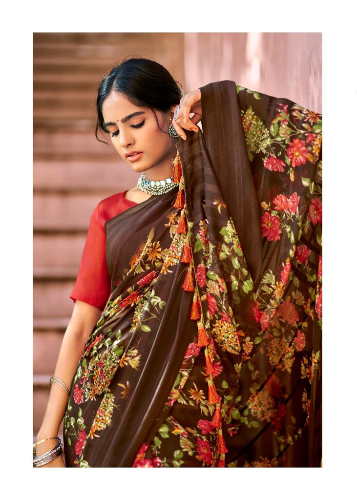 lt kashvi creation arti Weightless elegant print saree catalog