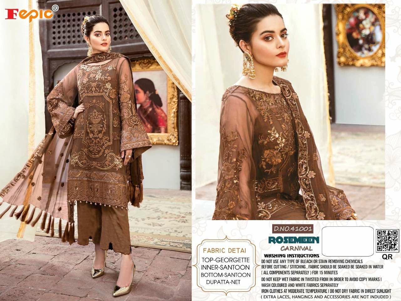 FEPIC Rosemeen 41001 Salwar Kameez Georgette Singles