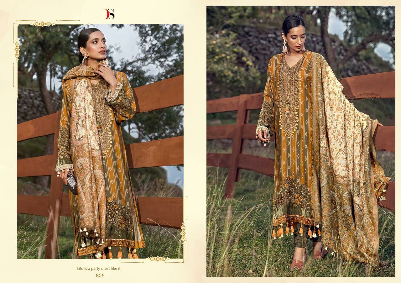 deepsy suit maria b pashmina grandeur salwar suit catalog