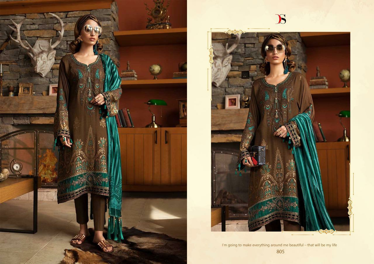 deepsy suit maria b pashmina grandeur salwar suit catalog