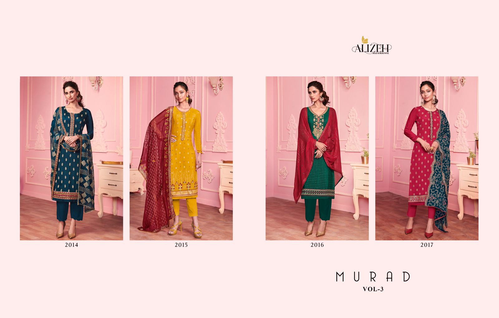 alizeh murad vol 3 georgette astonishing salwar suit catalog