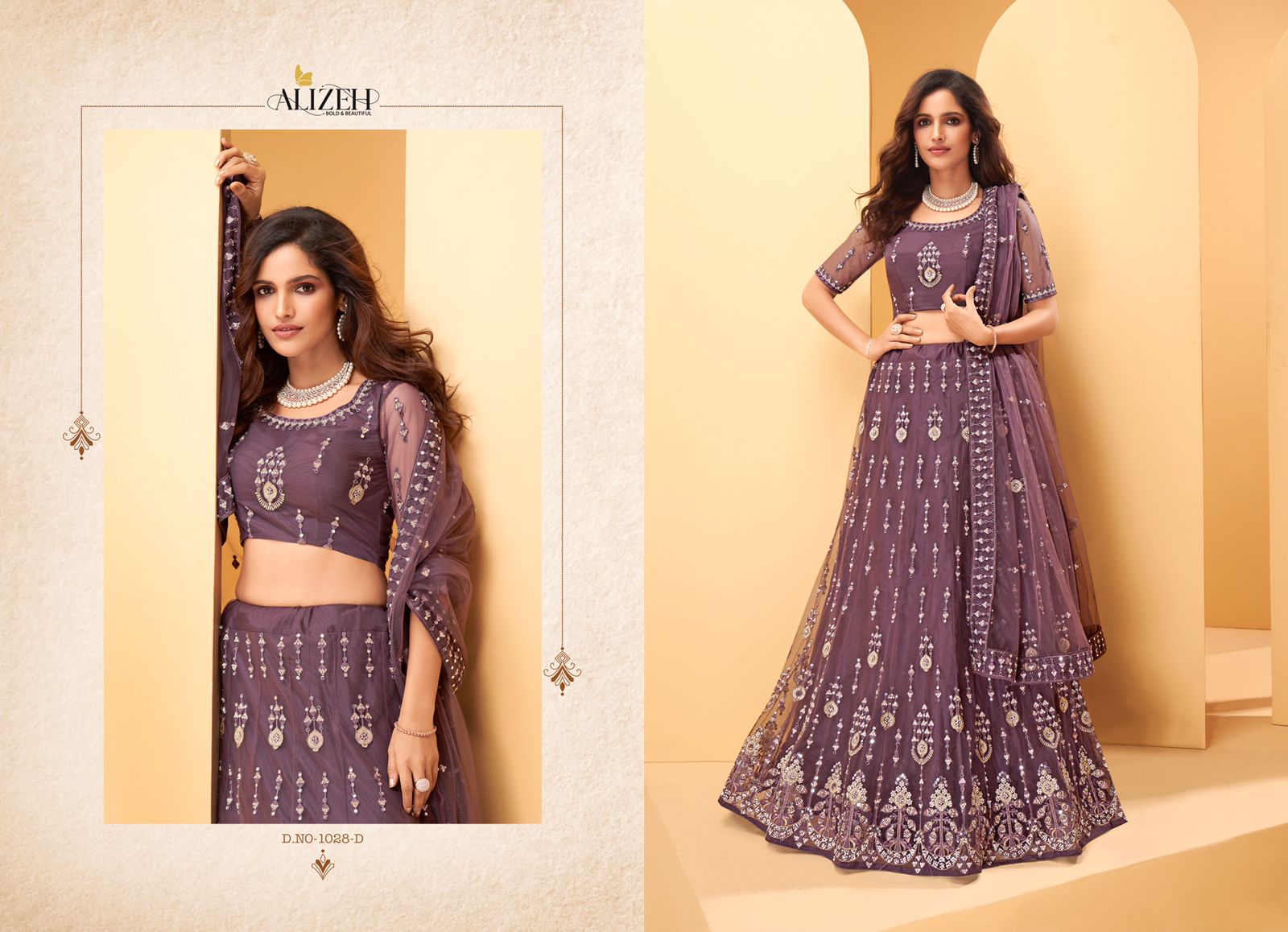 Alizeh sparkle a net bridal look lehenga catalog