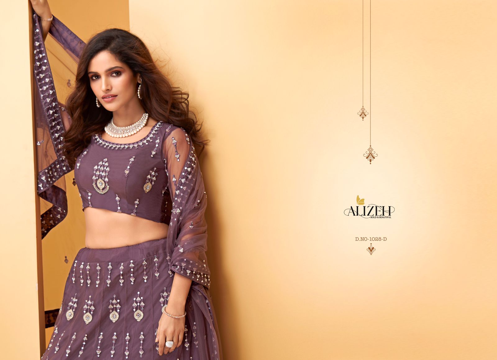 Alizeh sparkle a net bridal look lehenga catalog