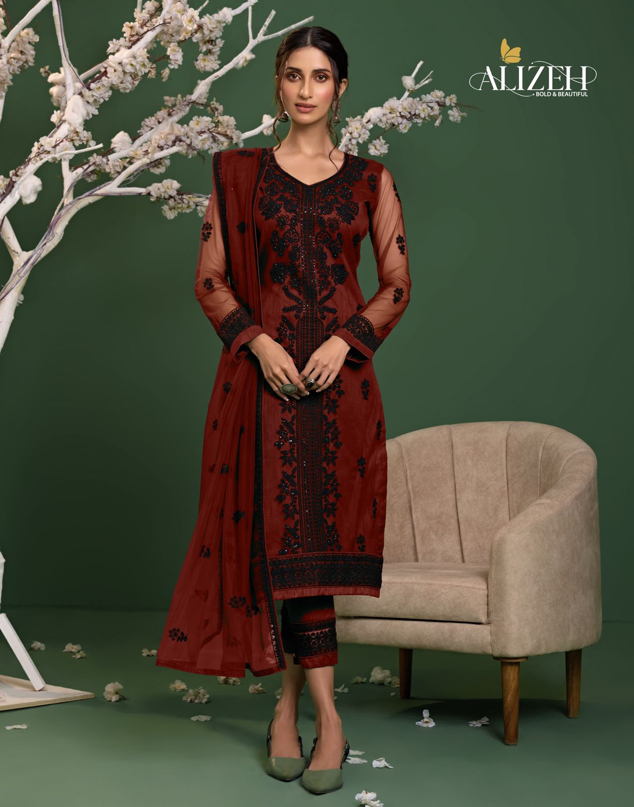 alizeh zaida vol 6 net regal look salwar suit catalog