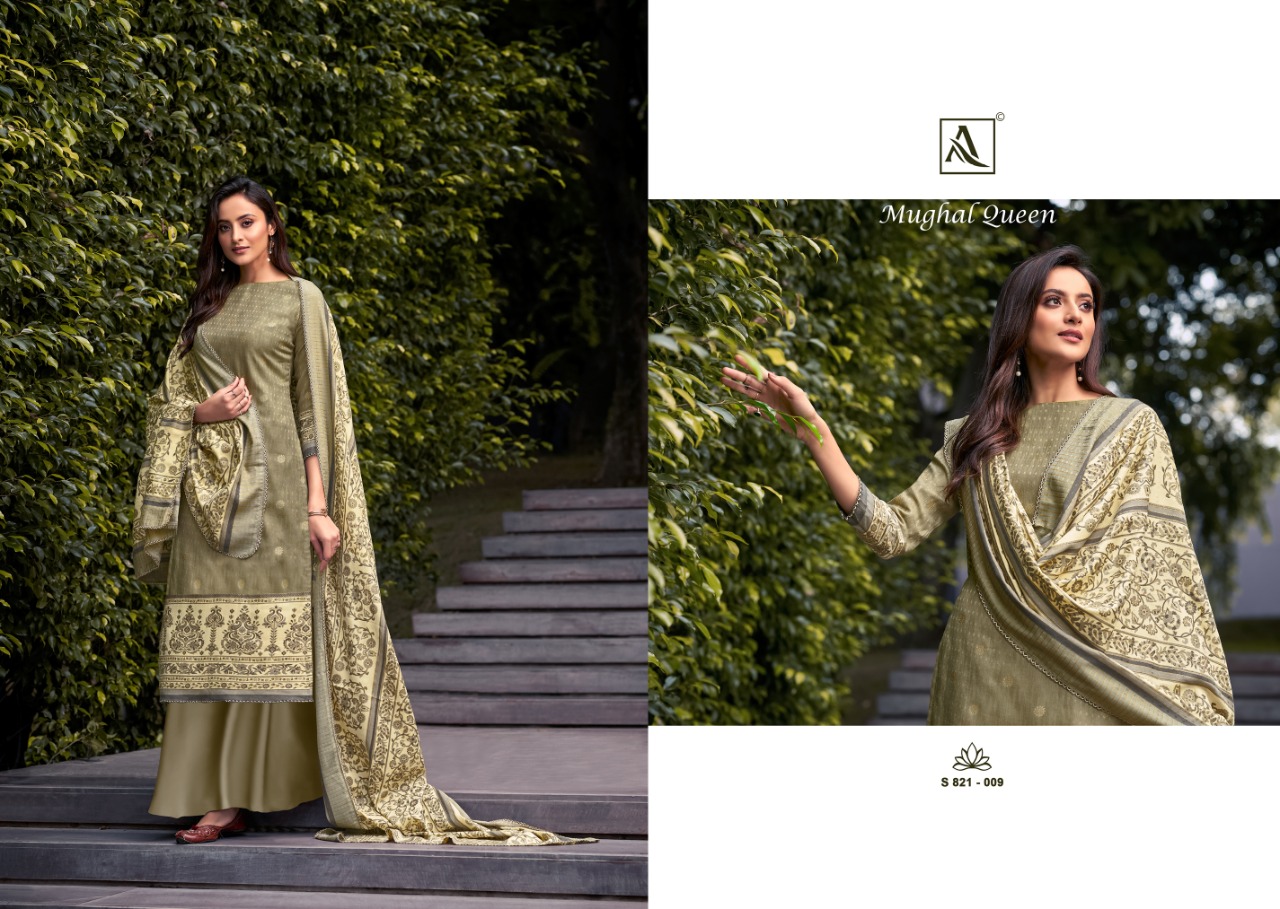 alok suit mughal queen pashmina exclusive print salwar suit catalog