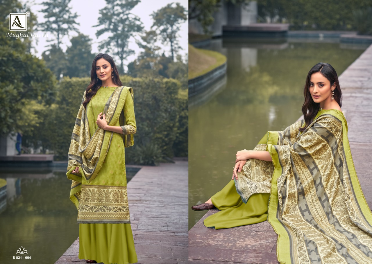 alok suit mughal queen pashmina exclusive print salwar suit catalog