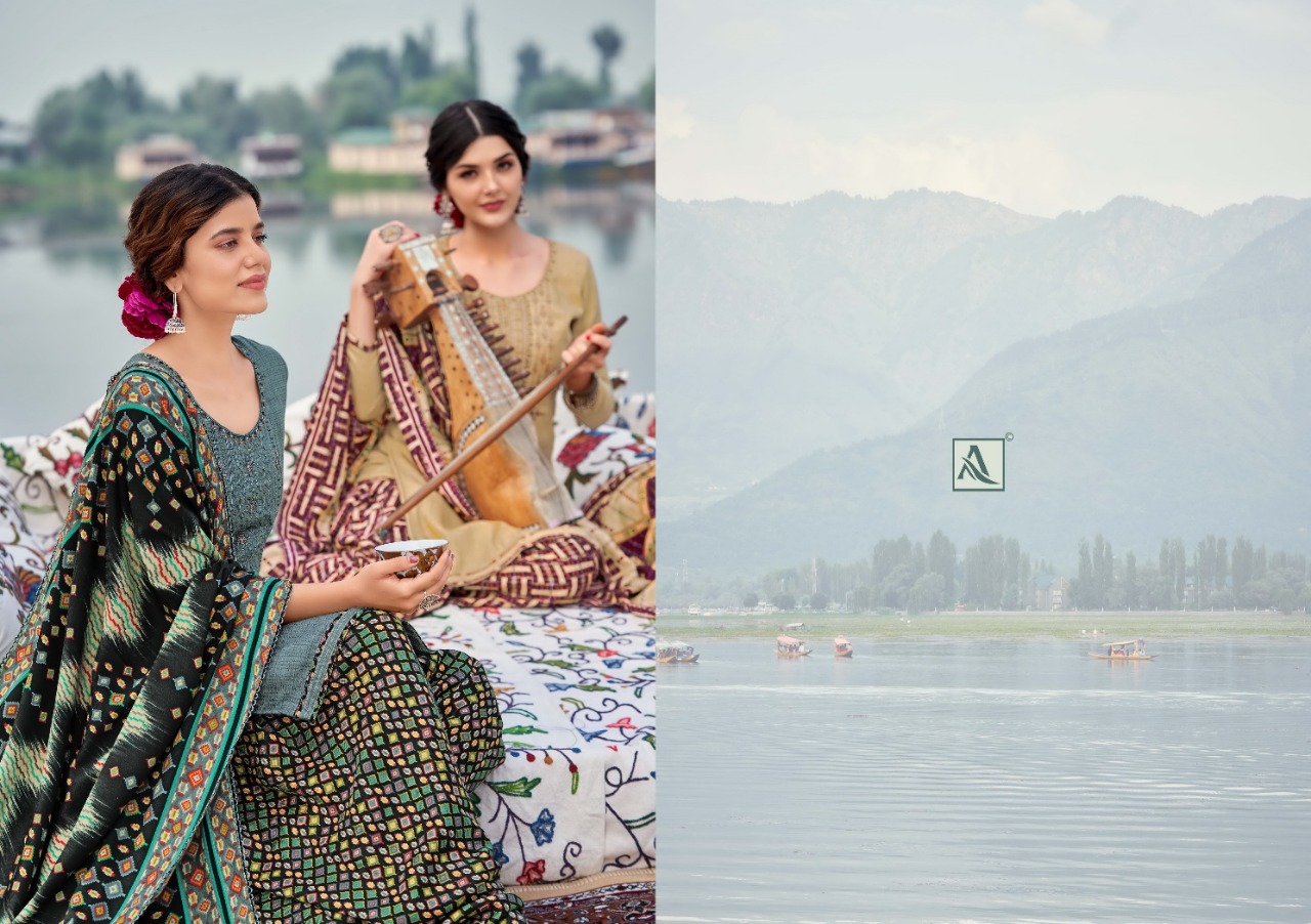 alok suit nikhar pashmina elegant salwar suit catalog