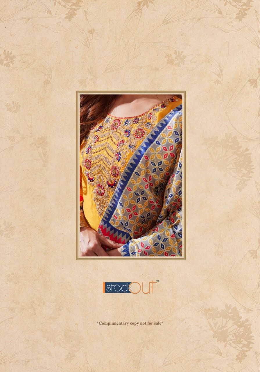 anju fabrics rangeen chanderi innovative style top with dupatta catalog