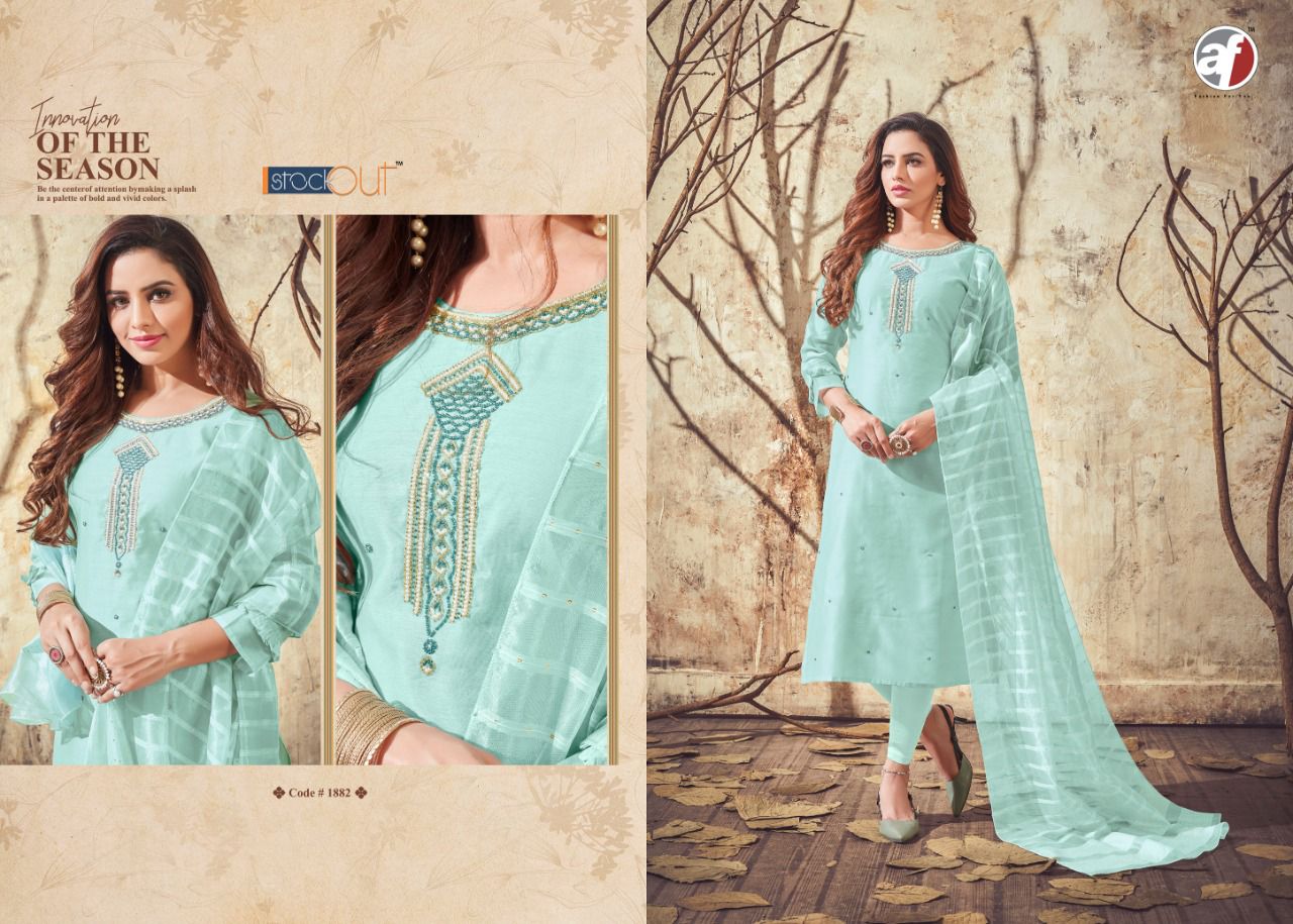 anju fabrics rangeen chanderi innovative style top with dupatta catalog