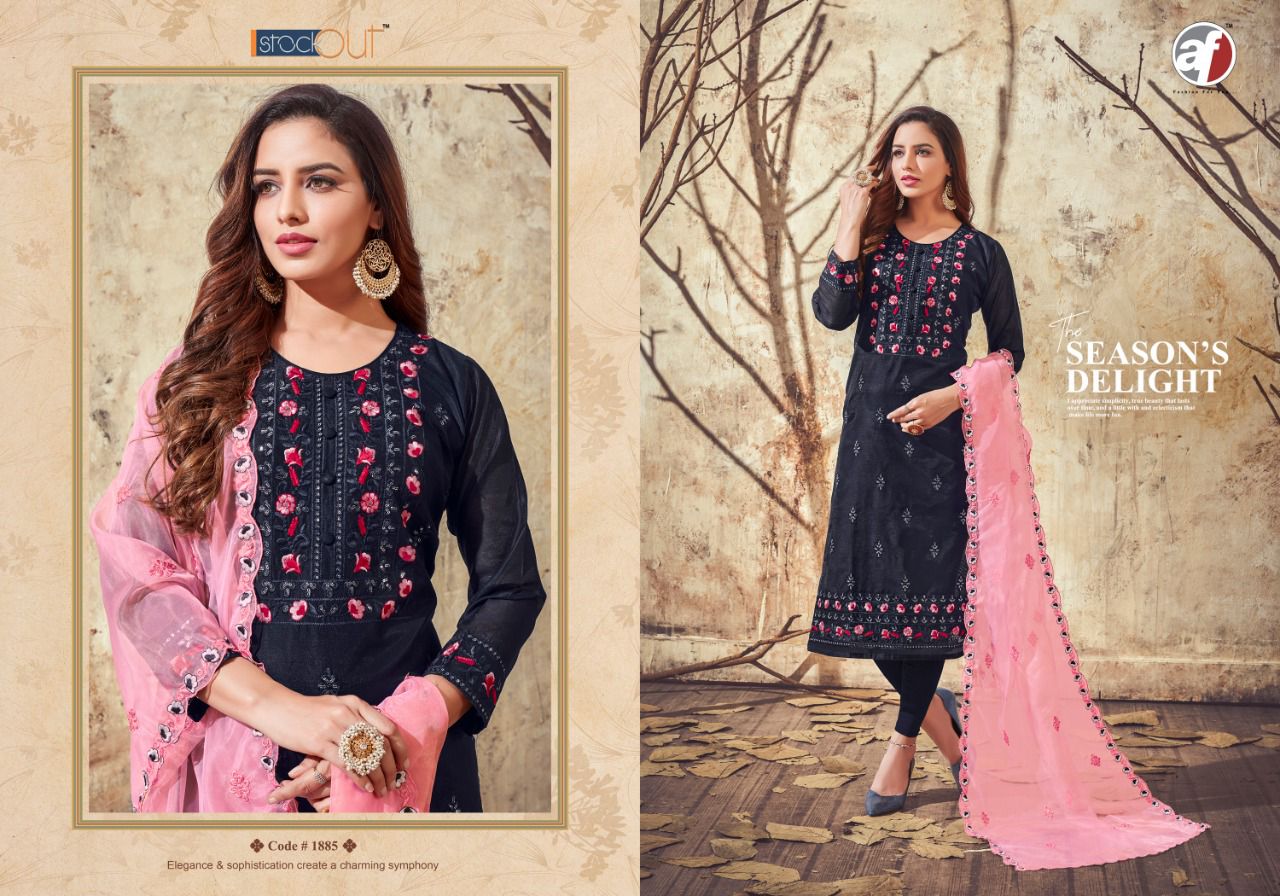 anju fabrics rangeen chanderi innovative style top with dupatta catalog