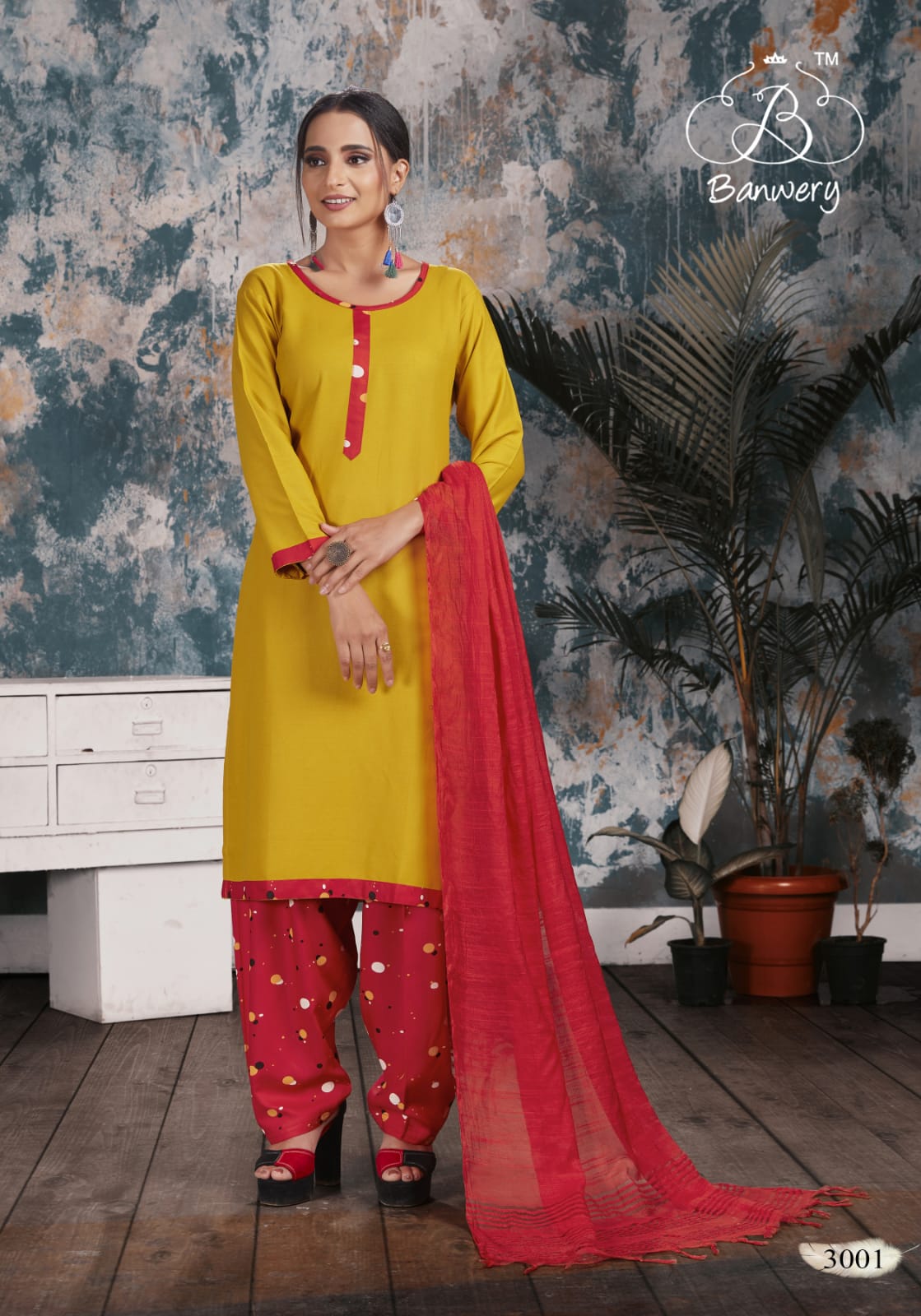 banwery soni kudi vol 3 rayon graceful look kurti pant with dupatta catalog