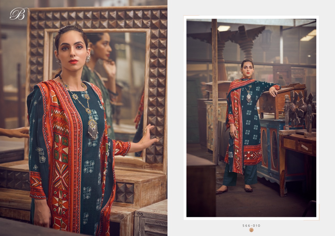 beliza desianer studio al marina pure pashmina astonishing look digital print salwar suit catalog