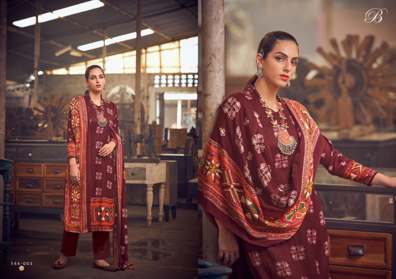 beliza desianer studio al marina pure pashmina astonishing look digital print salwar suit catalog