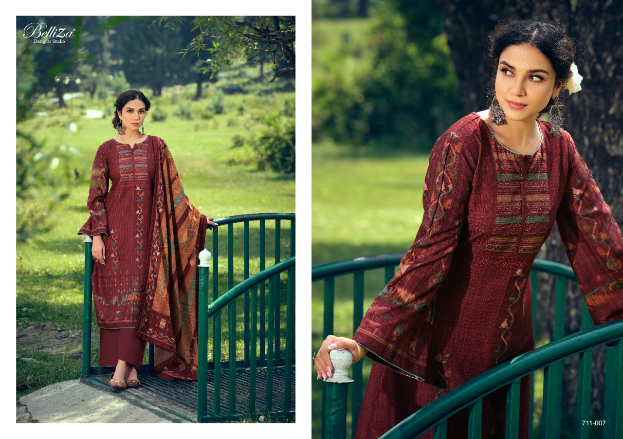 belliza designer studio stella pashmina attractive salwar suit catalog