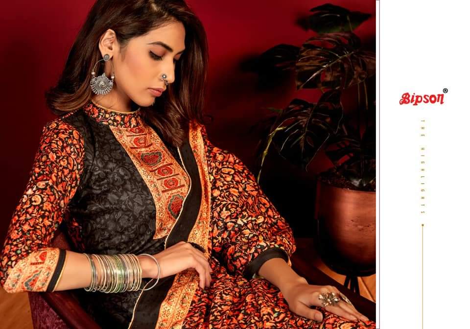 bipson inayat 1216 to 1219 Woollen Pashmina exclusive print and colours salwar suit catalog