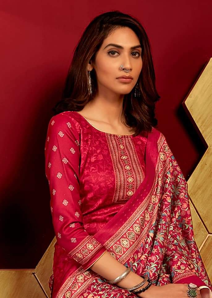 bipson inayat 1216 to 1219 Woollen Pashmina exclusive print and colours salwar suit catalog