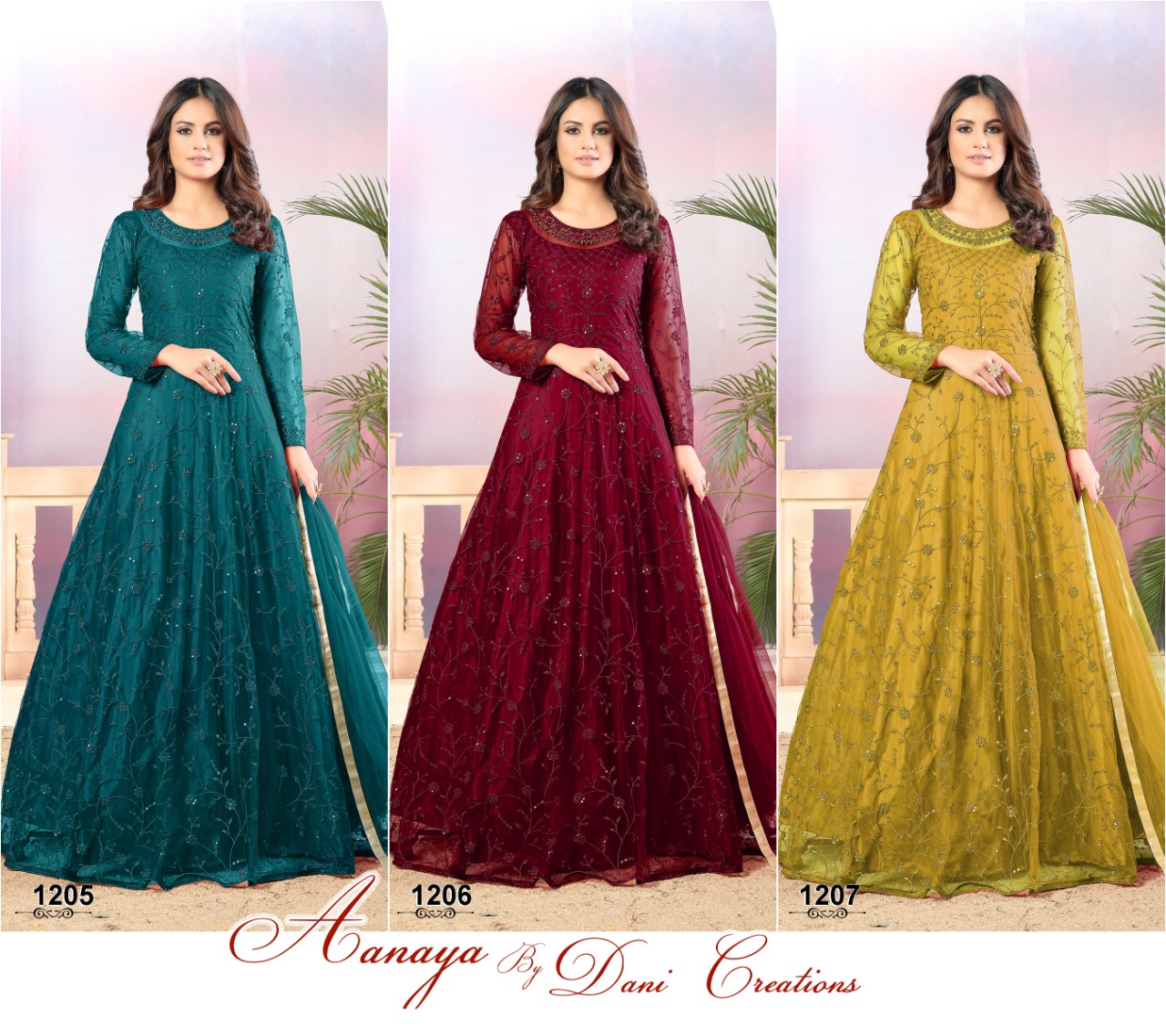 dani aanaya vol 120 heavy look salwar suit catalog