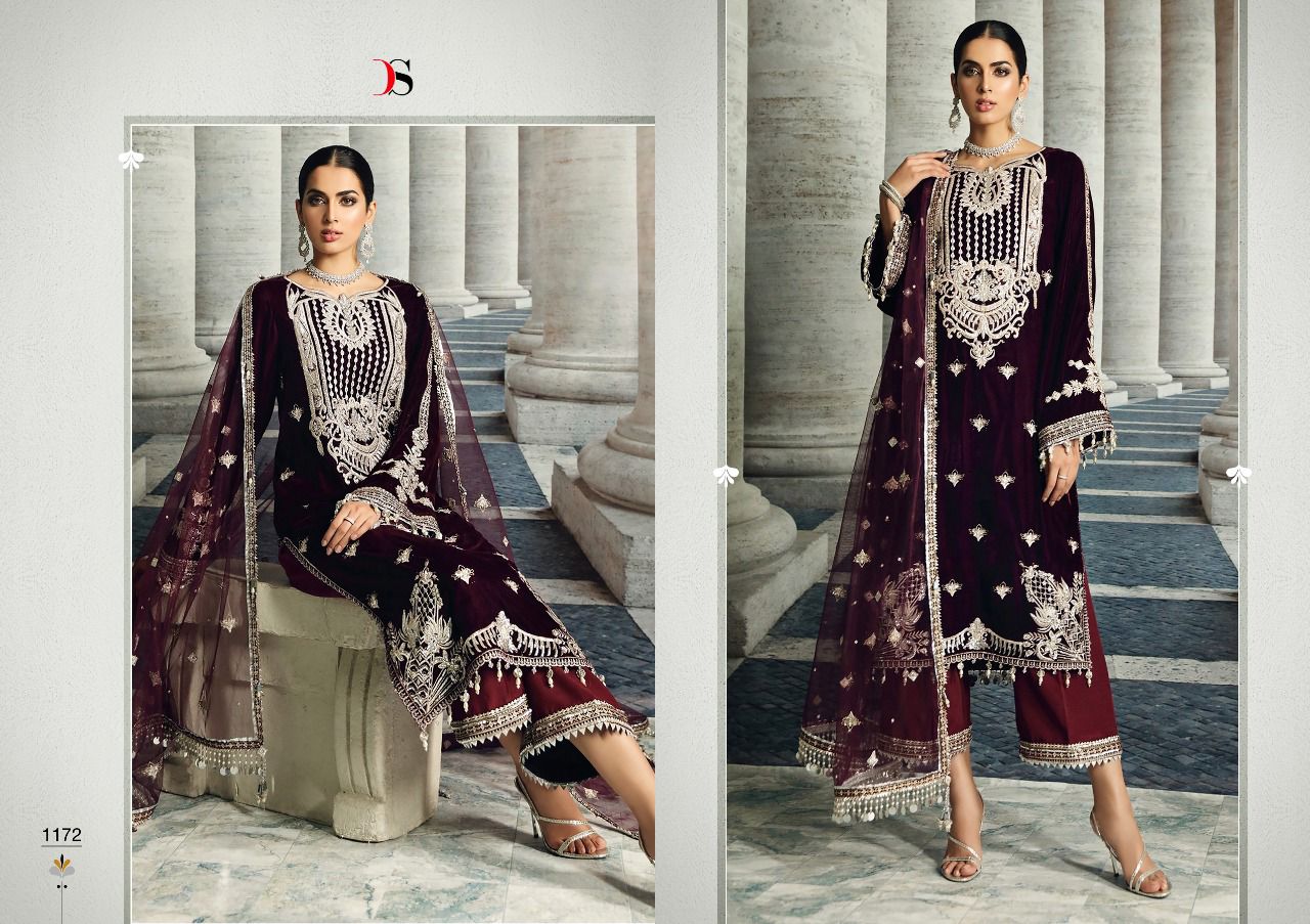 deepsy suit anaya velvet regal look salwar suit catalog