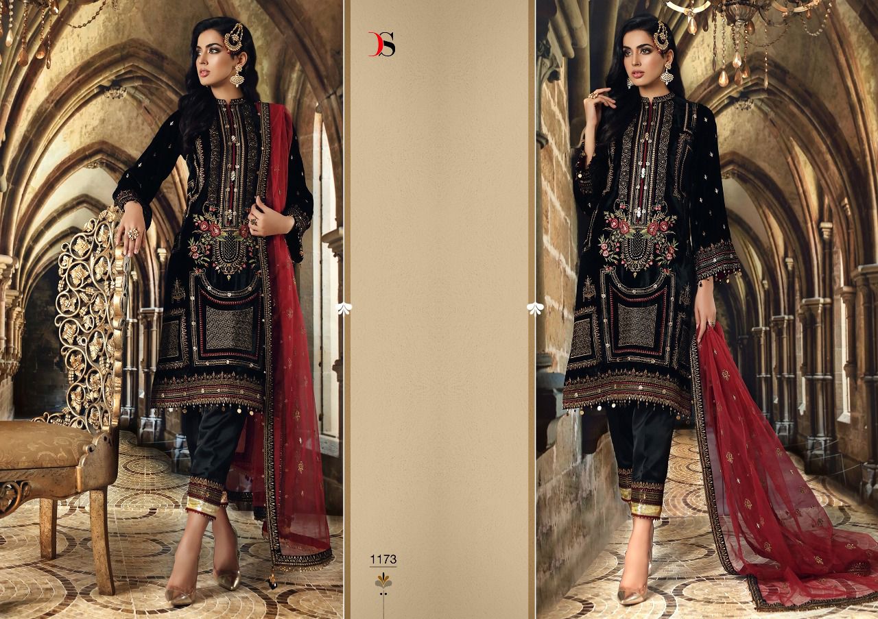 deepsy suit anaya velvet regal look salwar suit catalog