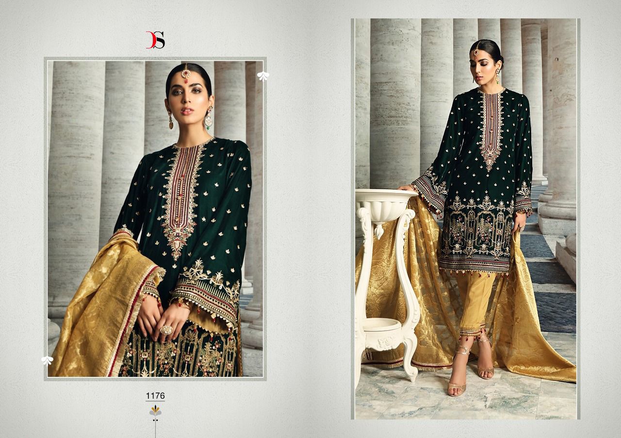 deepsy suit anaya velvet regal look salwar suit catalog