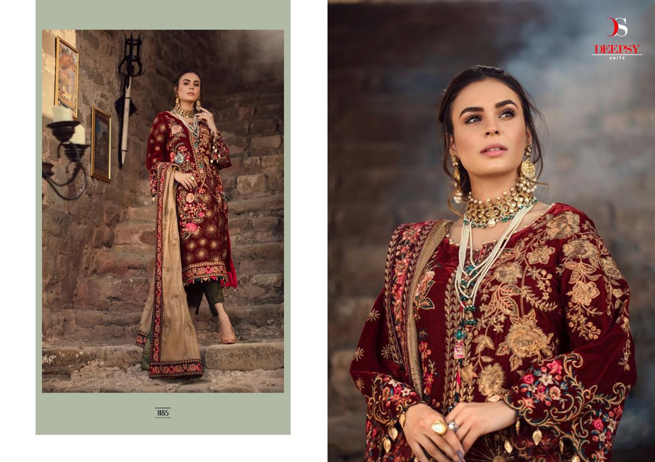 deepsy suit aniq velvet regal look salwar suit catalog