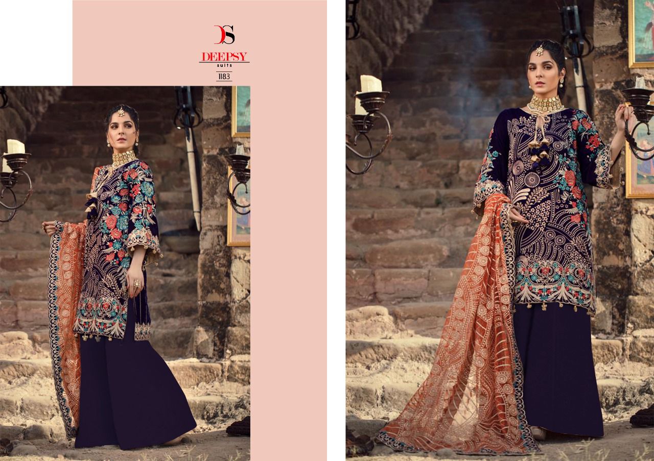 deepsy suit aniq velvet regal look salwar suit catalog