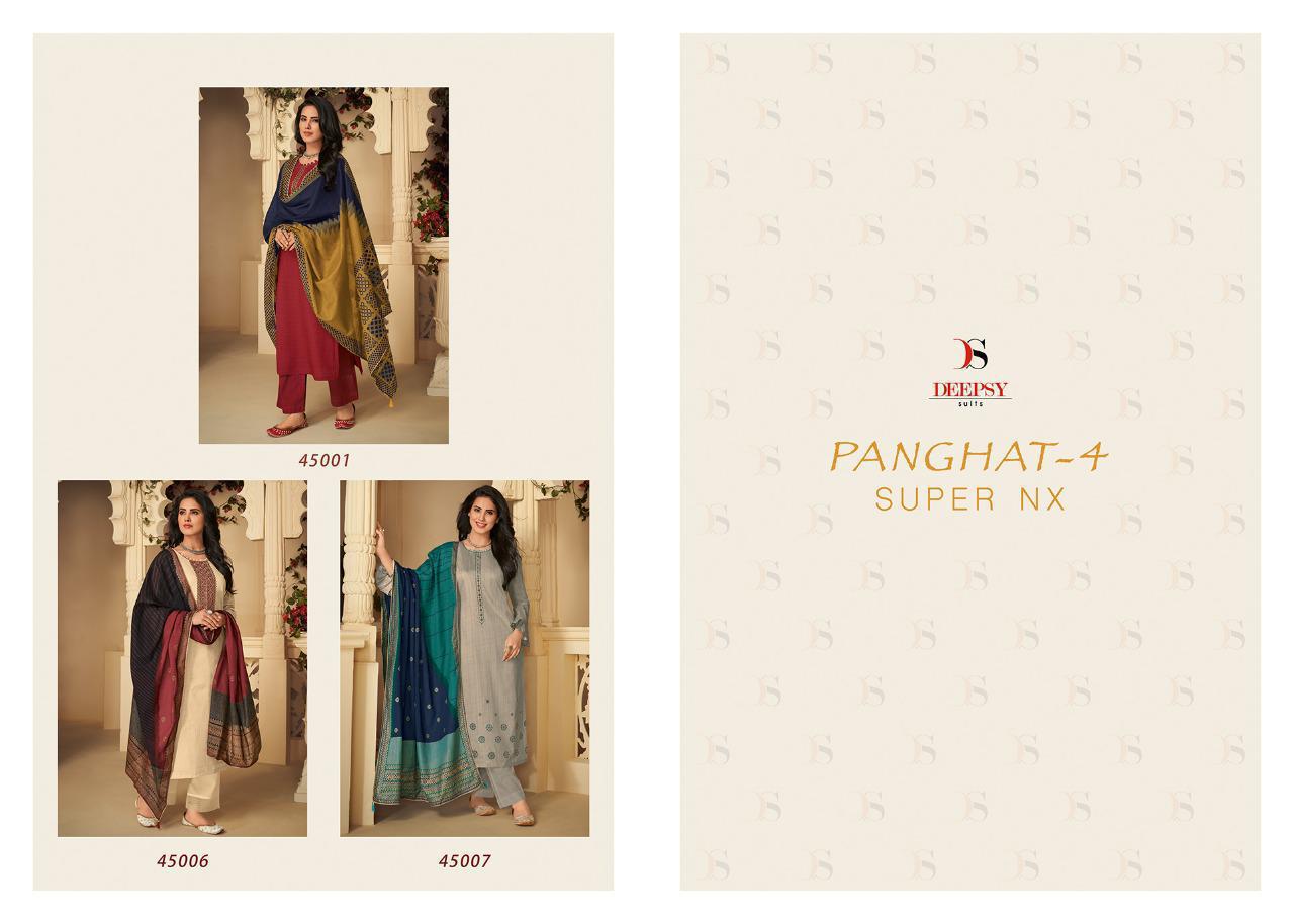 deepsy suits panghat 4 NX jam cotton dupatta Cotton Mal Mal Foil Print exclusive look salwar suit catalog