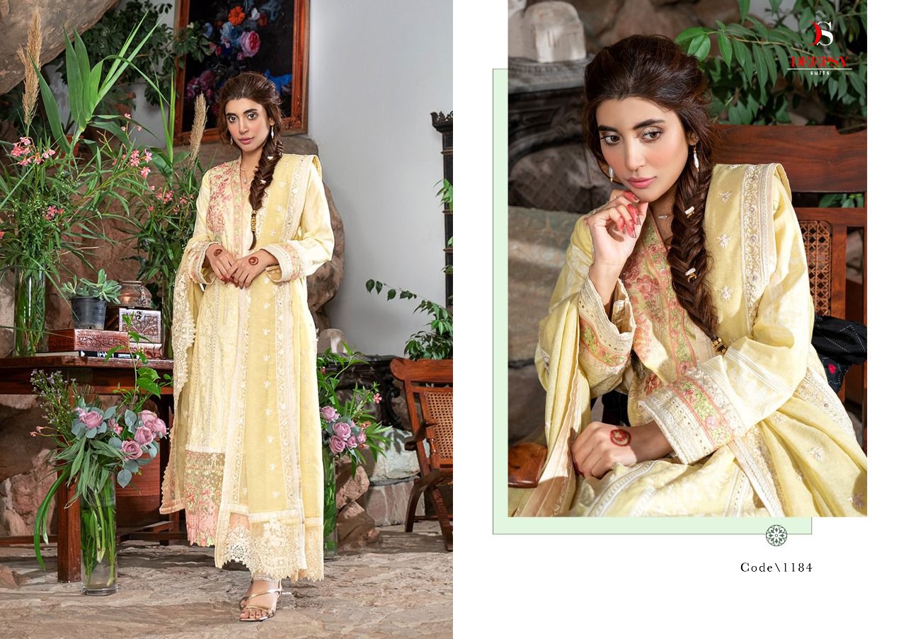 Deepsy suits rangrasiya cotton authentic fabric  salwar suit catalog