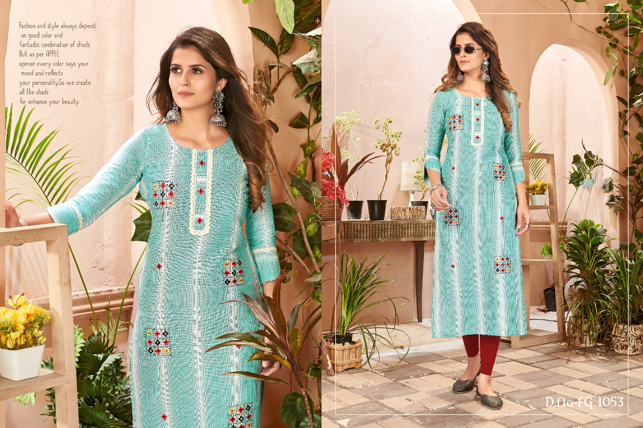 fashion galleria sunshine vol 01 khadi elegant kurti catalog