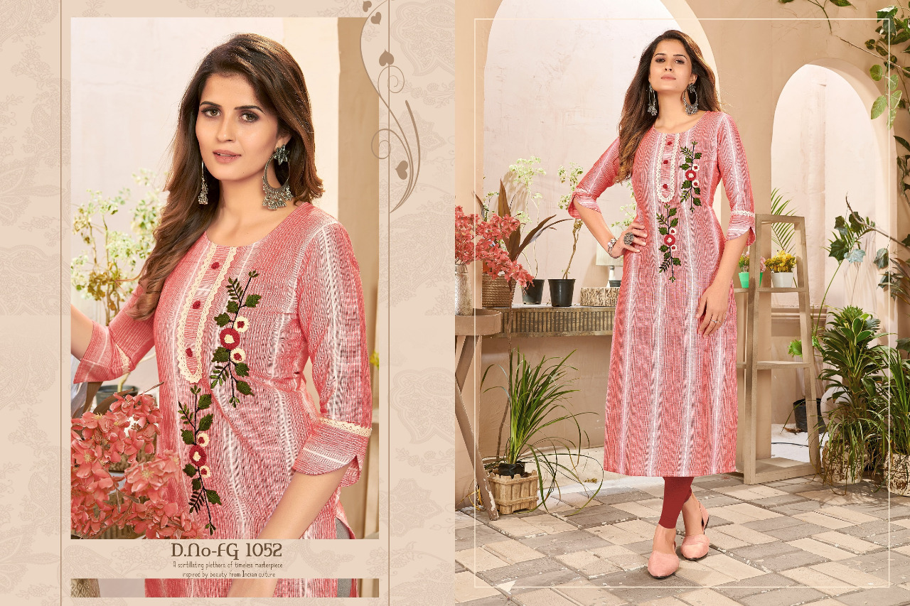 fashion galleria sunshine vol 01 khadi elegant kurti catalog