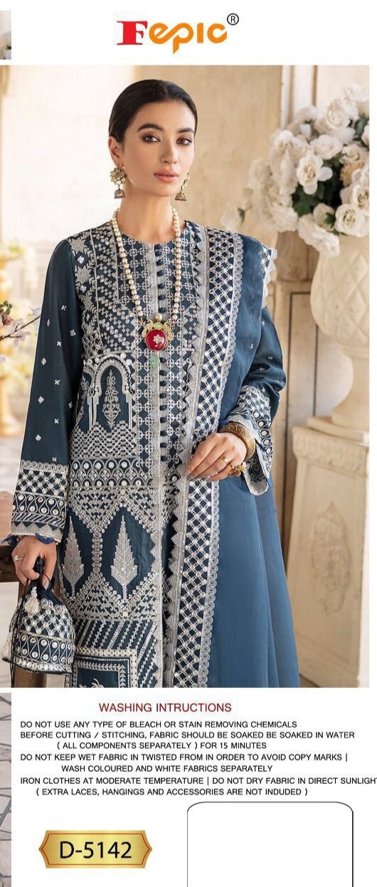 fepic rosemeen  d 5142 georgette innovative style salwar suit singale