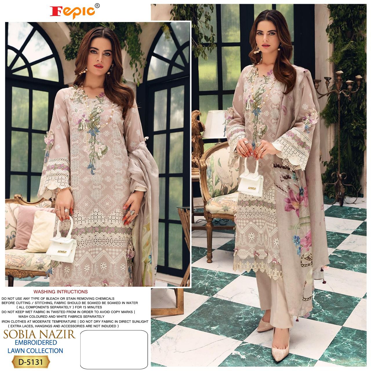 fepic rosemeen sobia nazir cotton regal look salwar suit catalog