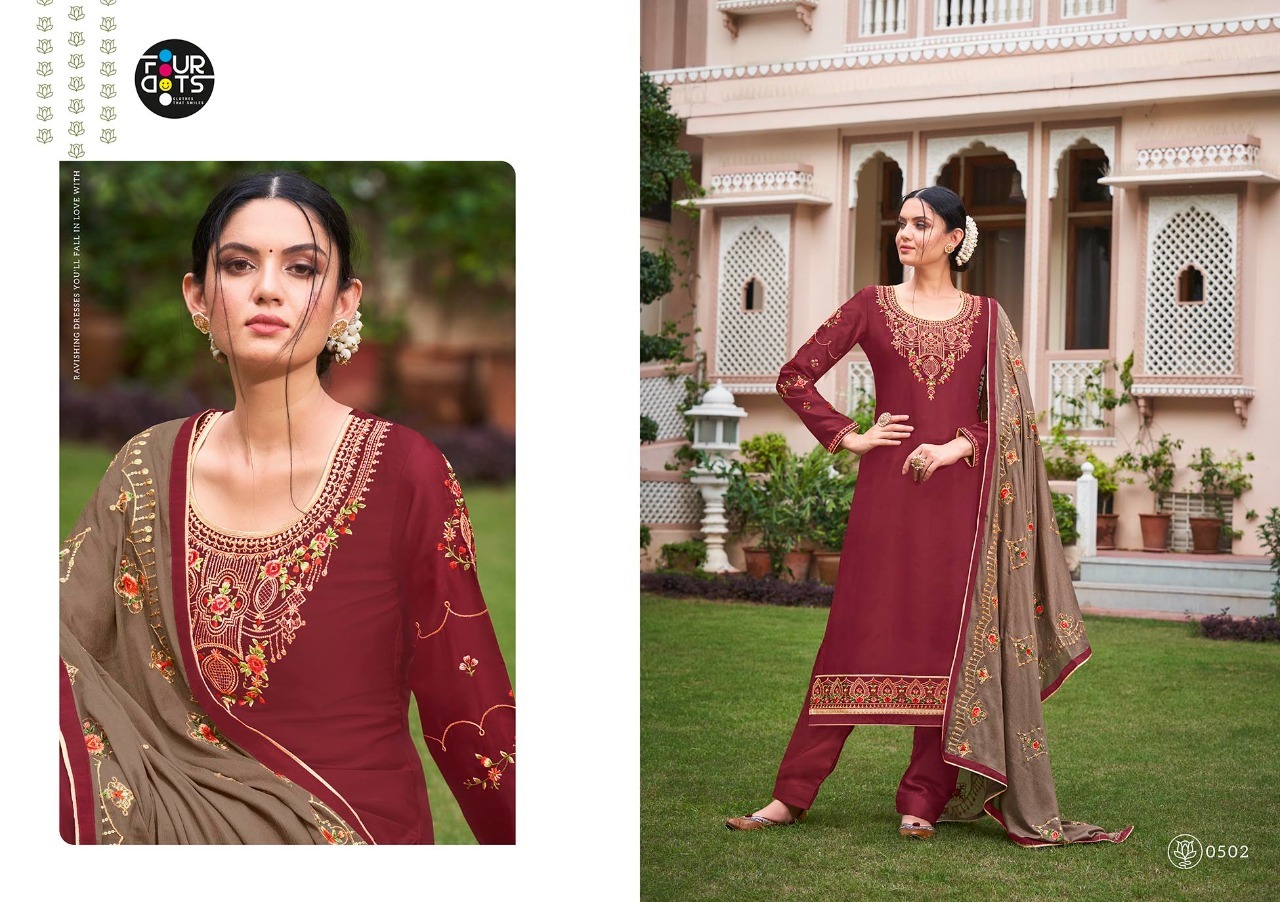 fourdots rivaaj vol 2 pure modal new and modern style salwar suit catalog