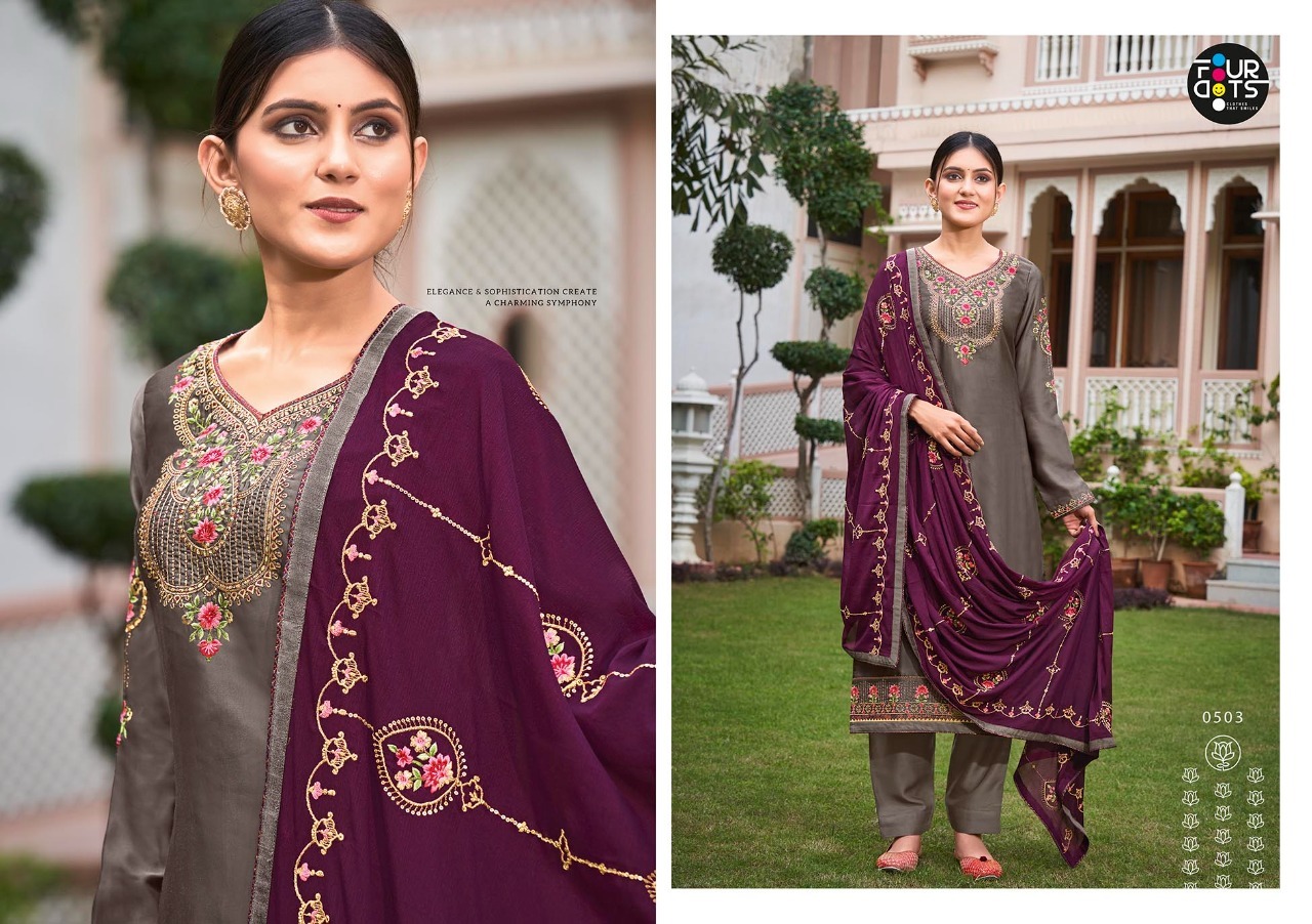 fourdots rivaaj vol 2 pure modal new and modern style salwar suit catalog