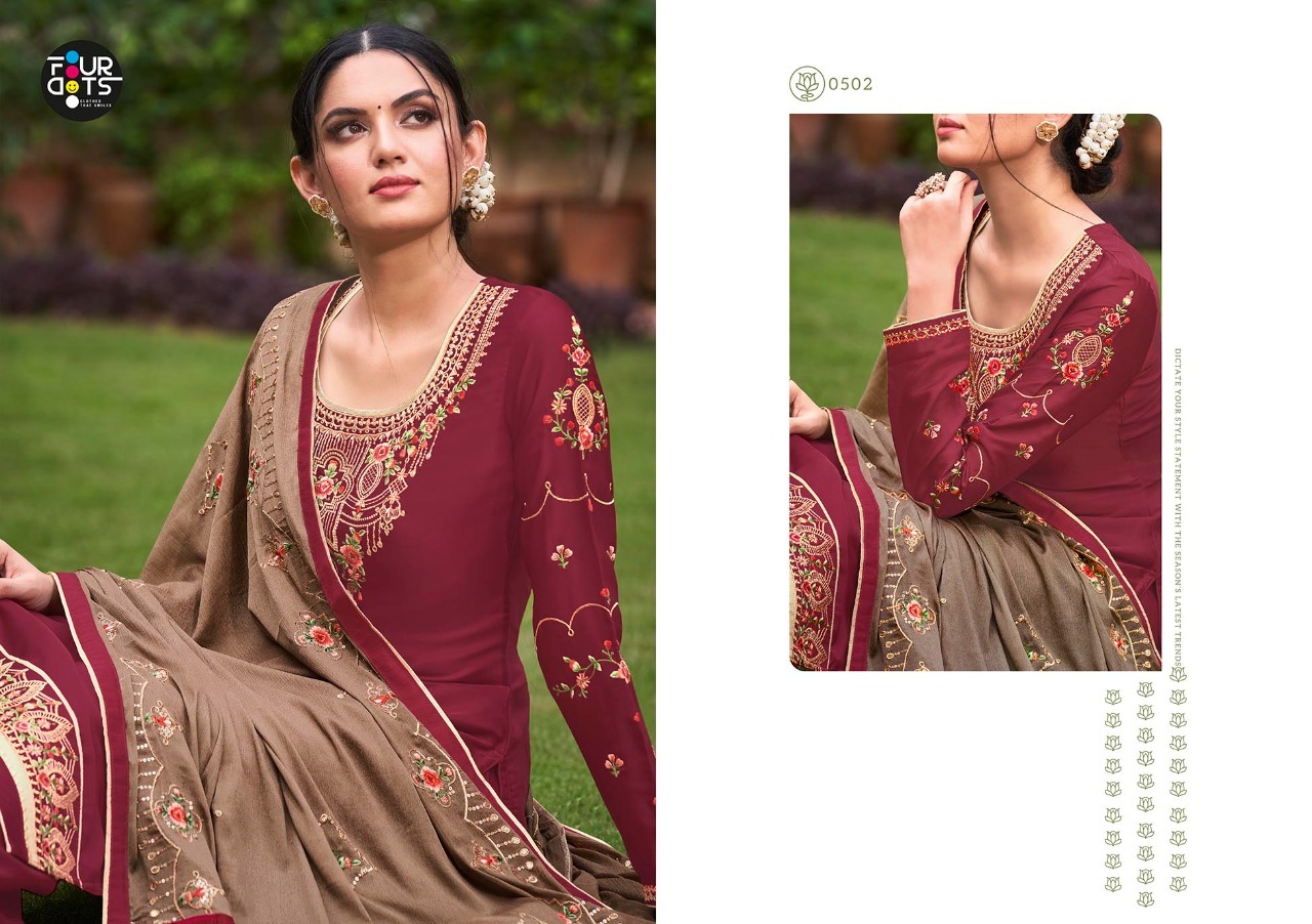 fourdots rivaaj vol 2 pure modal new and modern style salwar suit catalog