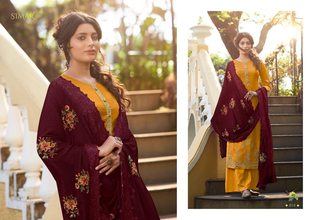 glossy bliss tusser silk gorgeous look salwar suit catalog