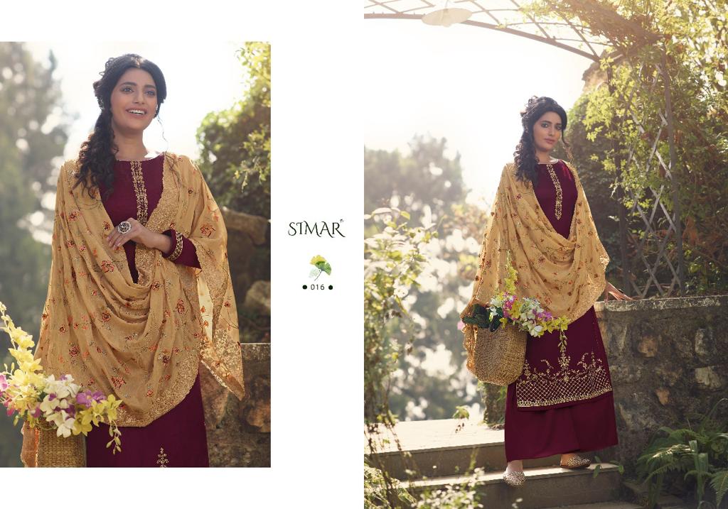 glossy bliss tusser silk gorgeous look salwar suit catalog